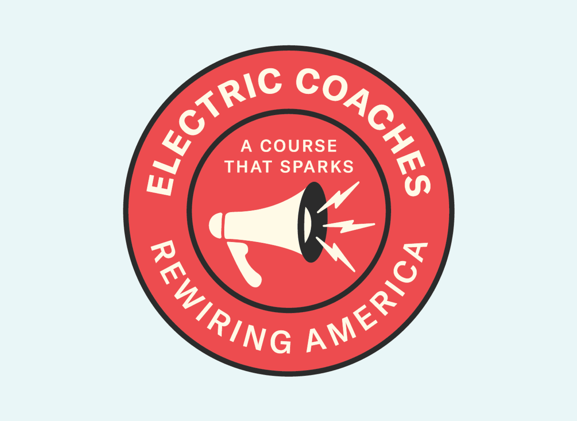 Electric Coaches. A course that sparks. Rewiring America